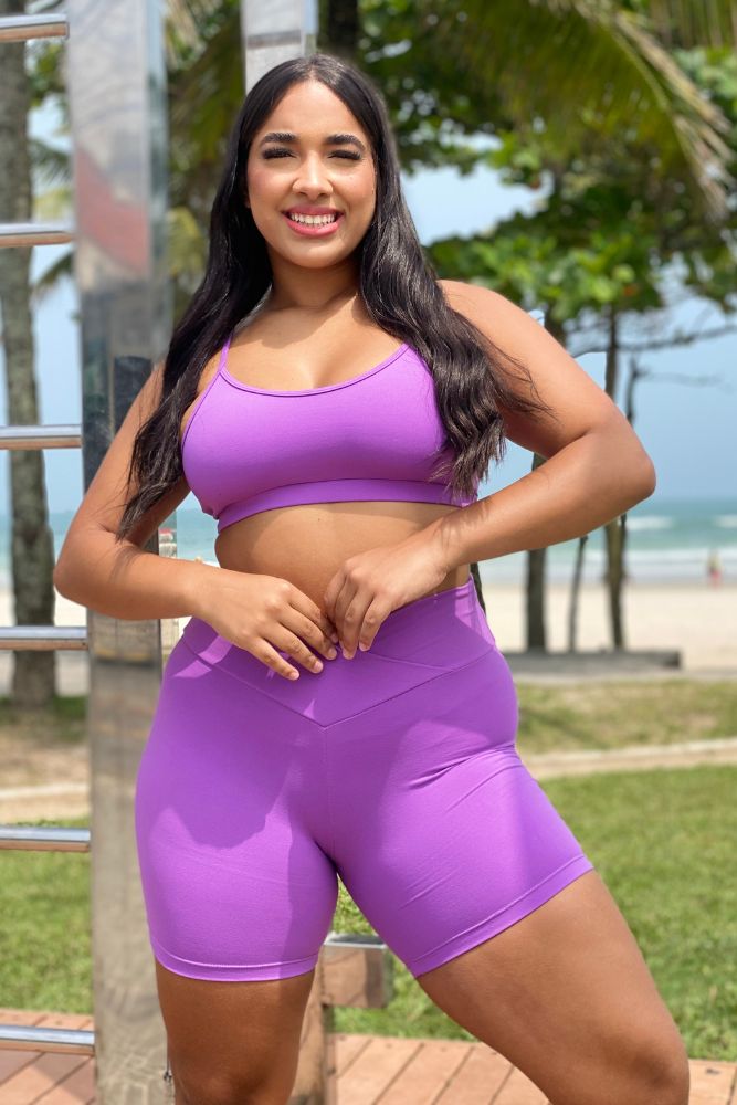 BERMUDA FEMININA MEL AIR STRETCH - JO FITNESS