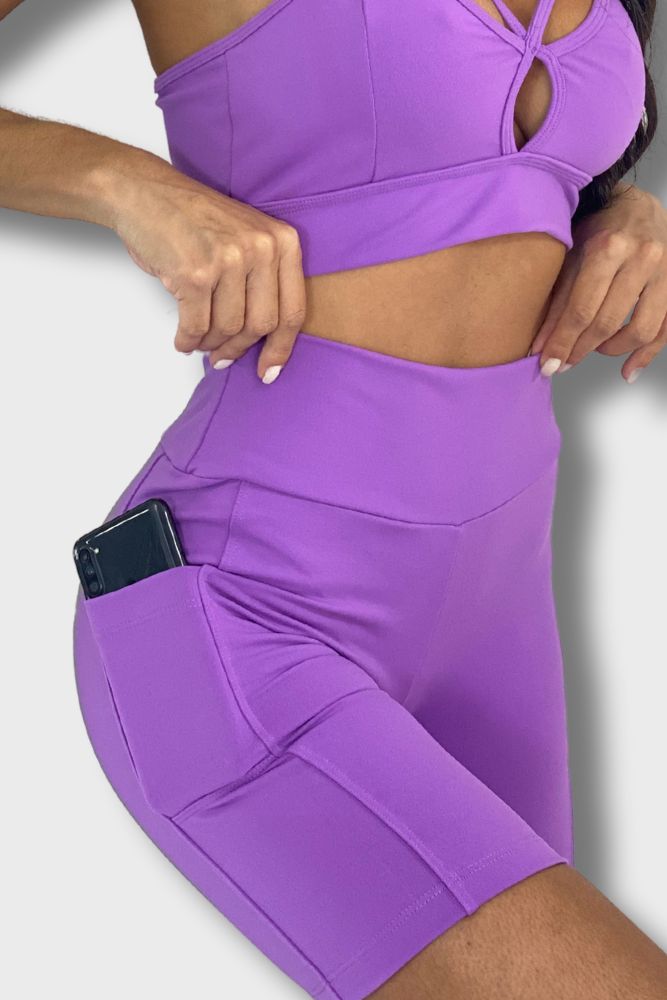 BERMUDA NANDA BOLSO AIR STRETCH - JO FITNESS