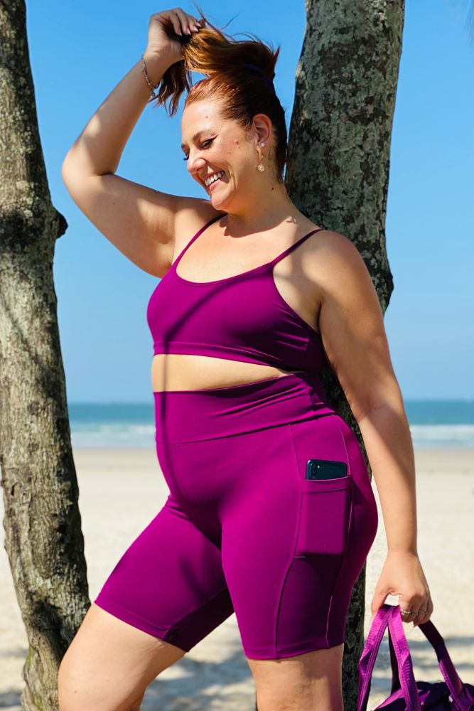 BERMUDA NANDA BOLSO AIR STRETCH - JO FITNESS