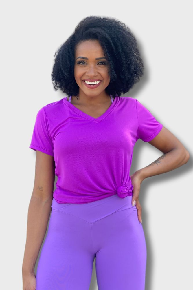 BLUSA CAMILA DRY FIT FEMININA - JO FITNESS