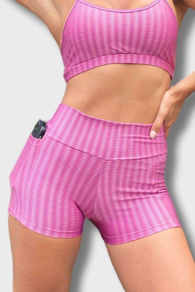 SHORT FEMININO CROSS BOLSO NEW ZIG - JO FITNESS