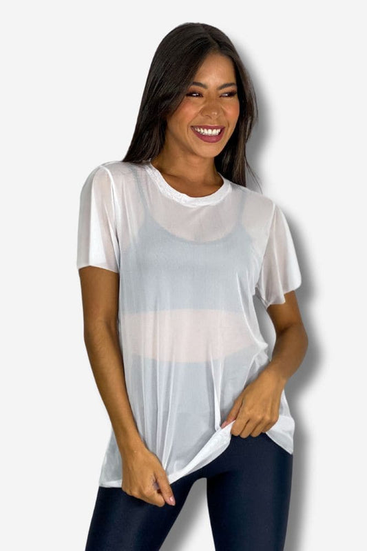 BLUSA ZARA TULE FEMININA